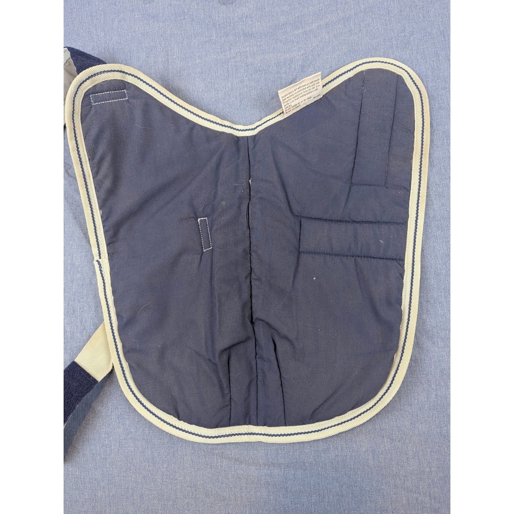 WeatherBeeta Navy Blue Quilted Dog Coat Jacket Reflective 16 Inch Size 16 Medium - Picture 8 of 9